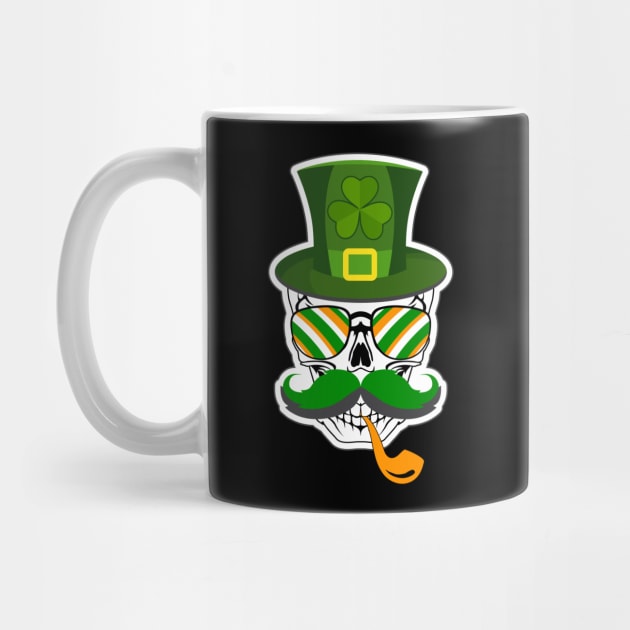 Leprechaun Hat with Skull-ST Pattys Day Gifts by GoodyBroCrafts